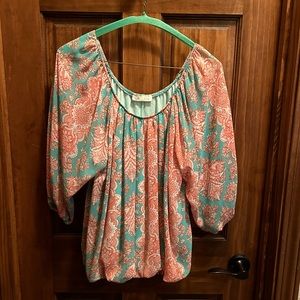 Puffy sleeve blouse